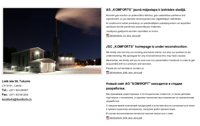 Komforts, AS